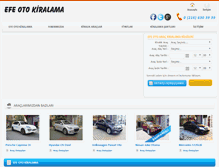 Tablet Screenshot of efeotokiralama.com